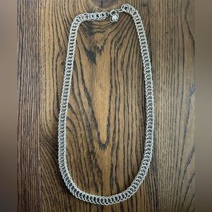 Silver Chainmail Necklace